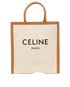 Large Vertical Cabas Tote, &pound;475, Handbags, Cream, Canvas, Front view